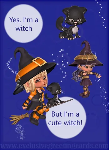 Bewitching greeting cards – card 5
