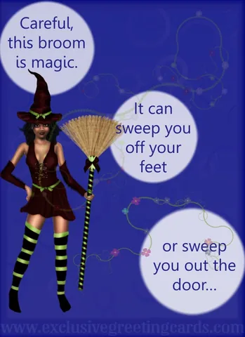 Bewitching greeting cards – card 7