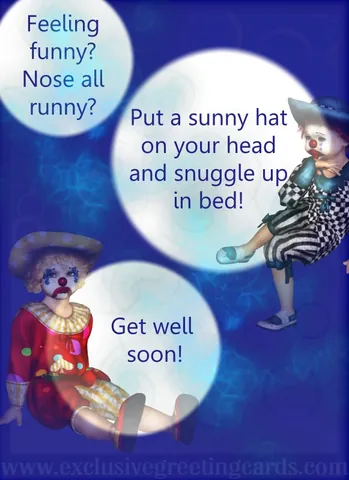 Get well soon greeting cards – card 4