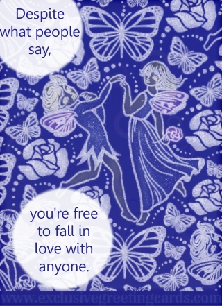 Fairy Fun Greeting Card - love