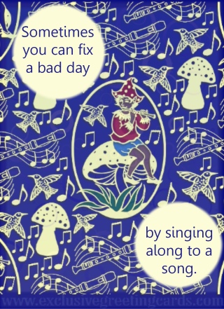 Fairy Fun Greeting Card - song