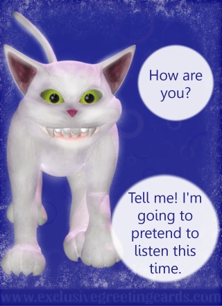 Cat Greeting Card - how are you