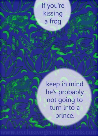 Fairy Fun Greeting Card -frog